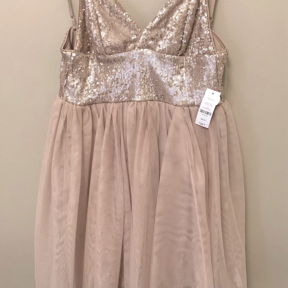 Ardene Dress blush pink sequin